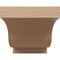 Ekena Millwork 11"W x 22"D x 11"H Wide Newport Rough Cedar Woodgrain TimberThane Corbel, Primed Tan CORUR11X22X11NEWRCPR - alternate 3
